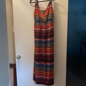 New Directions Serape Design Maxi Dress